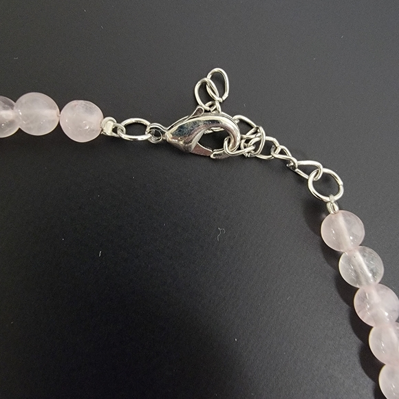 Rose Quartz Beaded Necklace - Picture 10 of 10